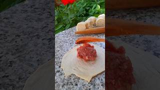 РАХМАТ УЗБЕКАМ🧚‍♀️ САМСА🧚‍♀️🏡shorts самсарецептfoodcooking [upl. by Ahso940]