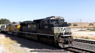 NS SD70IAC leads UP MNSNP train [upl. by Teevens]