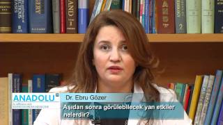 Aşıdan sonra görülebilecek yan etkiler nelerdir  Dr Ebru Gözer [upl. by Hamel934]