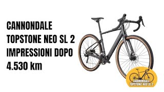 considerazioni Cannondale Topstone neo sl2 [upl. by Shuping]