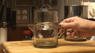 Depression Era Glass Coffee Maker  Dripolator [upl. by Hercules]