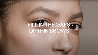 HOW TO Fill in the Gaps of Thin Brows  MAC Cosmetics [upl. by Nuahs381]