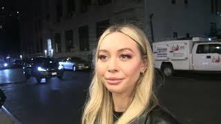 Bachelor Alum Corinne Olympios Talks Relationship Status Golden Bachelor and More [upl. by Woodhead]