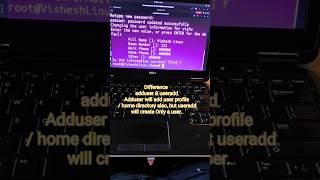 Difference adduser useradd Linux ubuntu shortsviral shortvideo shorts viral song songs [upl. by Aldercy]