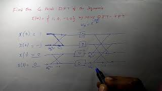 Decimation in timeDIT FFT for N4 [upl. by Duffy]