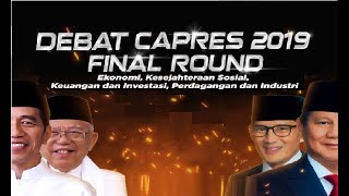 FULL Debat Kelima Capres 2019 FINAL JokowiMaruf Vs PrabowoSandiaga Uno [upl. by Aidile]