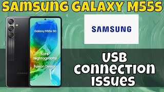 Usb Connecting Disconnecting Issue Fix Samsung M55s  How to solve USB connection issues latest [upl. by Donelson633]