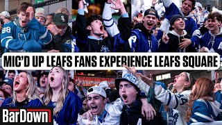 MICD UP LEAFS FANS EXPERIENCE HEARTBREAK AT LEAFS SQUARE [upl. by Lisa]