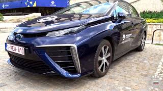 Toyota Mirai Hydrogen Fuel Cell Car  Test Drive Interior and Exterior [upl. by Catie]