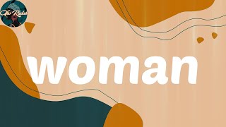 Omah Lay  woman Lyrics [upl. by Ahsanat]