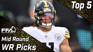 Top 5 Mid Round Wide Receiver Targets  2021 Fantasy Football Advice [upl. by Heall]