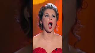 The Young ANNA NETREBKO performs O MIO BABBINO CARO by Puccini for Television opera music [upl. by Synned]