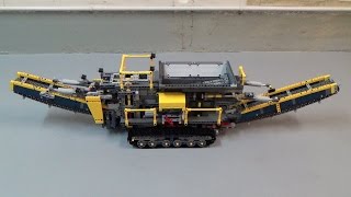 LEGO Technic 42055 Bucket Wheel Excavator quotC Modelquot MOC  RC Aggregate Processing Plant [upl. by Margret822]