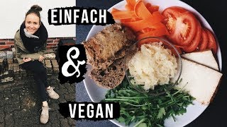 FOOD DIARY 19 » Super einfaches Essen vegan [upl. by Sine]