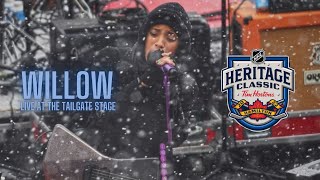 WILLOW live at Heritage Classic NHL 2022 TikTok Tailgate Stage [upl. by Aniroz]