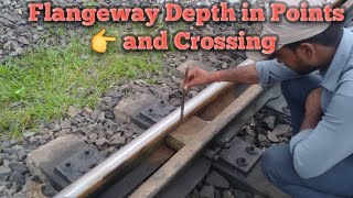 Flangeway Depth 🤔in Points amp Crossing [upl. by Sherard]