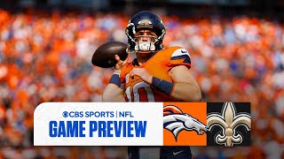 NFL Week 7 Thursday Night Football Broncos at Saints  Full Game PREVIEW [upl. by Knight]