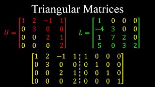 Triangular Matrices Inverse Transpose  Linear Algebra [upl. by Eicyak]