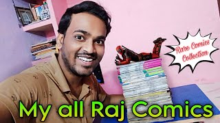 My all Raj Comics Collection 🤩 [upl. by Trab]