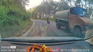 Car Dashcam View  Chovar Nepal  Dashcam 70maiHighway [upl. by Nosreh]