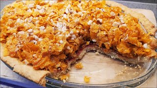 Cornflake Tart  Super flaky pastry Annies Kitchen [upl. by Nnaecyoj]