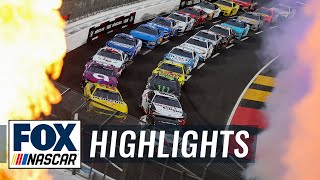 2024 Busch Light Clash at The Coliseum Highlights  NASCAR on FOX [upl. by Yatnoj]