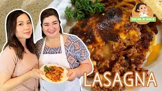 Baked Lasagna Recipe  Learn how to cook Baked Lasagna by Cucina Ni Nadia [upl. by Maggs24]