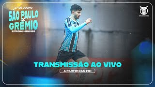 TRANSMISSÃO AO VIVO  SÃO PAULO x GRÊMIO CAMPEONATO BRASILEIRO 2024 [upl. by Nikos307]