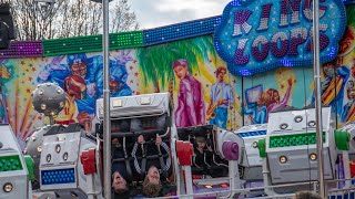 King Loops  Grantham Mid Lent Fair 2022 [upl. by Ahtamat39]