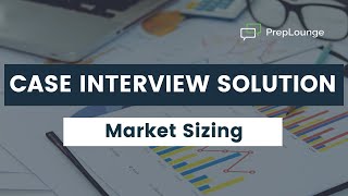 Case Interview Example With Solution — Market Sizing Gas Station  PrepLounge [upl. by Gloriana335]