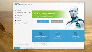 ESET NOD32 Antivirus  How To Temporarily DIsable Protection [upl. by Odilo286]