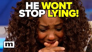 He wont stop lying  Maury [upl. by Yahsan]