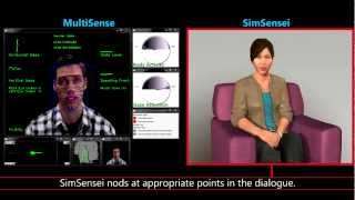 SimSensei amp MultiSense Virtual Human and Multimodal Perception for Healthcare Support [upl. by Petes]