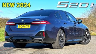 2024 BMW 5 Series G60 520i  REVIEW on AUTOBAHN [upl. by Annoiek151]