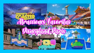 🌟✨🏰🎢atracciones favoritas de disneyland paris🎢🏰✨🌟AlbertoDisney23 [upl. by Sarilda]