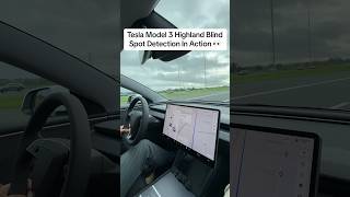 Is The 2024 Model 3 Highland’s Blind Spot Indicator Even Useful 😭😂 [upl. by Adnimra42]