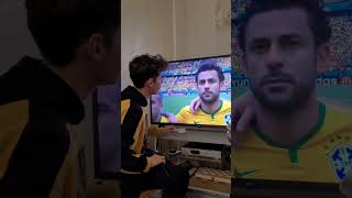 Brazil National Anthem 2014 World Cup 😂🇧🇷 [upl. by Sulakcin833]