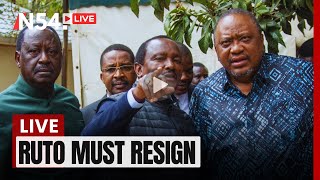 LIVE Azimio Leaders demands William Ruto resignation – News54 [upl. by Eninej]