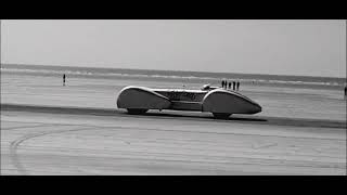 Streamliner C16 at VHRA Hot Rod Races Pendine Sands 2022  Liam Bates [upl. by Aroon]