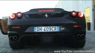 Ferrari F430 Spider Start and Accelerate [upl. by Kynan691]