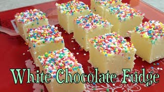 White Chocloate Fudge video recipe cheekyricho [upl. by Tubb]