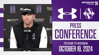 Football  Wisconsin Postgame Press Conference [upl. by Annayi18]