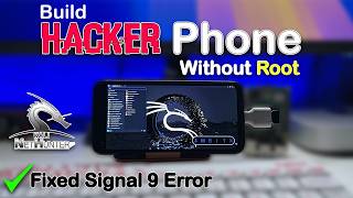 Make Hackers Android Phone Using Kali Nethunter Rootless  Fixed signal 9 error✅ Hindi [upl. by Elga391]