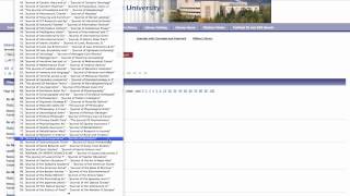 Bilkent University Librarys EJournals [upl. by Calvin]