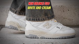 New Balance 550 White and Cream [upl. by Nhar]