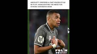 Ancelotti demands goals from Madrids star Mbappé [upl. by Akihsat]