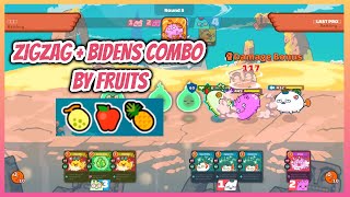 ZIGZAG  BIDENS COMBO BACKLINE PLANT BY FRUITS  AXIE INFINITY SEASON 18 [upl. by Araik394]