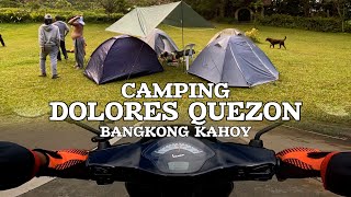 Fiestahan at Camping sa Bangkong Kahoy Dolores Quezon  Vespa Motocamping travel [upl. by Nosirb671]