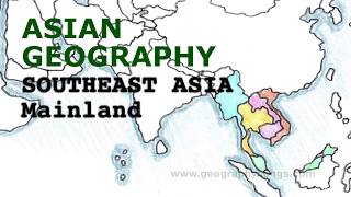 Mainland Southeast Asia Asia Geography Song [upl. by Ayoral]