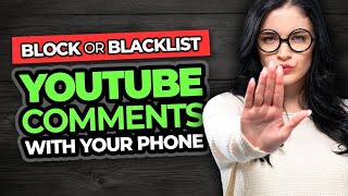 How To BLOCK or BLACKLIST Certain Words On YouTube [upl. by Izaak]